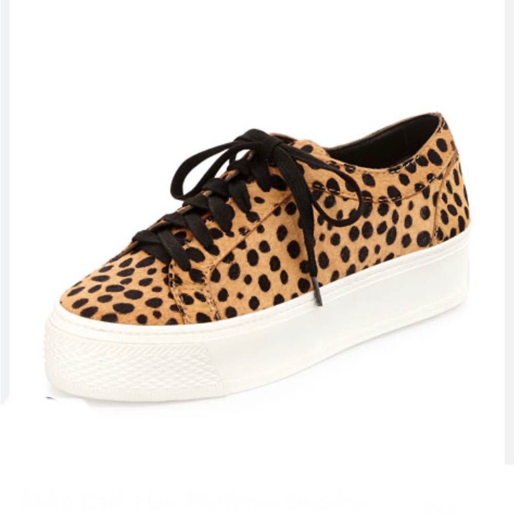 Loeffler Randall Calf Hair platform Sneakers size 8.5